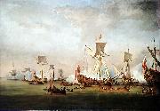 Willem van, The Departure of William of Orange and Princess Mary for Holland